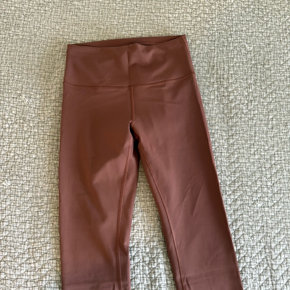 Lululemon Wunder Train 25” Leggings - Size 6 Espresso Brown